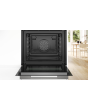 Bosch HBG7741B1B Series 8 Built-In Single Oven, Self Cleaning, Soft Open & Close Door