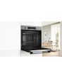 Bosch HQA574BS3B Series 4 Built-In Single Oven With Added Steam, Self Cleaning