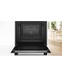 Bosch HQA574BS3B Series 4 Built-In Single Oven With Added Steam, Self Cleaning