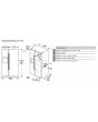 Bosch KAD93AIERG 90cm No Frost American Fridge Freezer - Brushed Steel