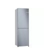 Bosch KGN27NLEAG ( Silver ) Fridge Freezer Frost Free Serie 2 Vegetable Drawer, Multiairflow, Led Li