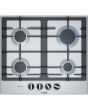 Bosch Series 6 60cm Gas Hob, 4 burners, FlameSelect, Cast Iron supports 