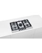 Bosch PCQ7A5B90 Series 6 75cm Gas Hob, 5 burners, 4kw Wok burner, FlameSelect, Cast Iron supports