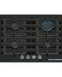 Bosch PNP6B6K40 Series 4 60Cm 4 Burner Gas Hob, Black Tempered Glass