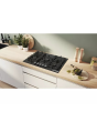 Bosch PPQ7A6I40 Series 6 75cm 5 Burner Gas Hob, Flame Select, Tempered Black Glass
