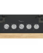 Bosch PPQ7A6I40 Series 6 75cm 5 Burner Gas Hob, Flame Select, Tempered Black Glass