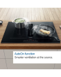 Bosch PVQ731H26E Series 6 70cm Venting Induction Hob, 2x Combizones,
