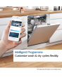 Bosch SMS6TCI02G WiFi Dishwasher Brushed Steel 14 Sets