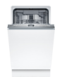 Bosch SPV4EMX17G Series 4 Fully Integrated Slimline Dishwasher, 10 Place Settings, Cutlery Tray, B R