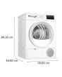 Bosch WTH85225GB Heat Pump Tumble Dryer 8 Kg Series 4 ,Autodry, Time Delay/Time Remaining, Led Displ