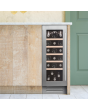 Caple WI3125 Undercounter 30cm Single Zone Wine Cooler, Stainless Steel