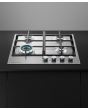 Fisher & Paykel 60cm Gas Hob in Stainless Steel Design