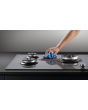 Fisher & Paykel 90cm Black Glass Gas Hob with 3 Burners