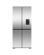 F&P RF500QNUX1 79cm Quad Door Frost Free Fridge Freezer - Stainless Steel
