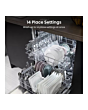 Hisense HS642D90XUK Dishwasher 14 Place Settings Steel