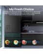 Hisense RF749N4SWFE 91.4cm 50/50 Frost Free Fridge Freezer - Black Inox