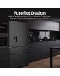 Hisense RF749N4SWFE 91.4cm 50/50 Frost Free Fridge Freezer - Black Inox