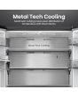 Hisense RF749N4SWFE 91.4cm 50/50 Frost Free Fridge Freezer - Black Inox