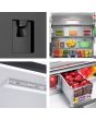 Hisense RF749N4SWFE 91.4cm 50/50 Frost Free Fridge Freezer - Black Inox