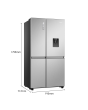 Hisense RS840N4WCE 60/40 Fridge Freezer - Stainless Steel