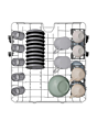 Hoover HFP4D9F0W1-80 Dishwasher 14 Place Settings White