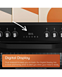 Hotpoint HDE6VDCASB1 50cm Double Oven Cooker Black