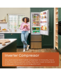 Hotpoint Dual No Frost Fridge Freezer 66.1cm Inox