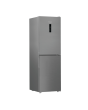 Hotpoint 66.1cm Dual No Frost Fridge Freezer Pet Inox