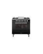 ILVE P09FWE3/ 90Cm Dual Fuel Single Cavity Rome Range Cooker, 4 Gas Burners & Frytop