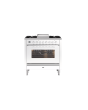 ILVE P09FWE3/ 90Cm Dual Fuel Single Cavity Rome Range Cooker, 4 Gas Burners & Frytop