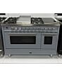**EX DISPLAY ILVE P12FIWE3/ RAL7001 Roma 120cm Twin 90 / 30 4 Gas Burners, Fry Top + 2 Zone Induction Stainless S
