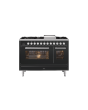 ILVE P12FWE3/ 120Cm Dual Fuel Roma Range Cooker, 6 Gas Burners & Fry Top