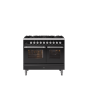 ILVE PD106WE3/ 100Cm Dual Fuel Roma Range Cooker, 6 Gas Burners
