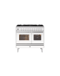 ILVE PD106WE3/ 100Cm Dual Fuel Roma Range Cooker, 6 Gas Burners