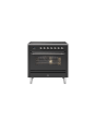 ILVE PI09NE3/ 90Cm Induction Single Cavity Milano Range Cooker