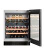 Liebherr UWTGB1682 Built-Under Dual Zone Wine Cabinet, Black Glass