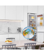 Midea MDRB379FGD01 54.7cm 60/40 No Frost Fridge Freezer