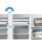 Midea MDRB379FGD01 54.7cm 60/40 No Frost Fridge Freezer