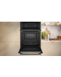 Neff U2ACH7AG7B N50 Built-In Electric Double Oven, Graphite Grey with Pyrolytic Cleaning, A Rated
