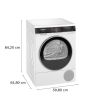 Siemens WQ45G203GB iQ500 Freestanding Heat Pump Tumble Dryer, 9kg, White, A+++ Rated