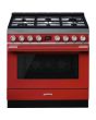 Smeg CPF9GP 90Cm Dual Fuel Single Cavity Portofino Range Cooker, Pyrolytic