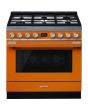Smeg CPF9GP 90Cm Dual Fuel Single Cavity Portofino Range Cooker, Pyrolytic