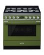 Smeg CPF9GP 90Cm Dual Fuel Single Cavity Portofino Range Cooker, Pyrolytic