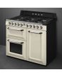 Smeg TR103P 100cm Victoria Dual Fuel Range Cooker Cream