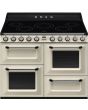 Smeg TR4110IP2 110cm Electric Rangecooker with Triple Oven and Induction Hob - Cream