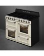 Smeg TR4110IP2 110cm Electric Rangecooker with Triple Oven and Induction Hob - Cream