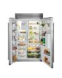 Sub Zero ICBCL4850SD/S/P 1219mm Classic Side-By-Side Refrigerator/Freezer.