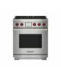 Wolf ICBDF30450/S/P 759mm Dual Fuel Range Cooker, 4 Gas Burners