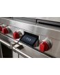 Wolf ICBDF48450CG/S/P 1216mm Dual Fuel Range Cooker, 4 Gas Burners, Chargrill + Griddle