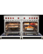 Wolf ICBDF60650CG/S/P 1521mm Dual Fuel Range Cooker, 6 Gas Burners, Chargrill + Griddle 